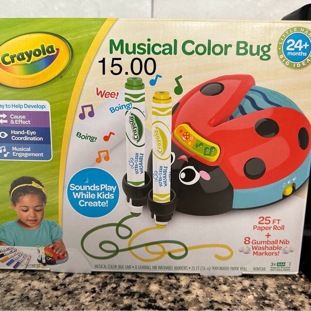 Crayola Musical Color Bug - Red, Black, and Yellow